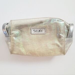Stuff irredescent mini zipper bag